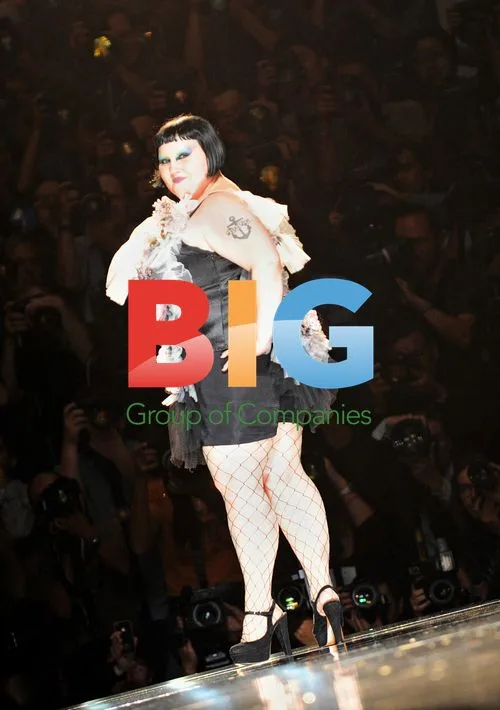 Beth Ditto on Jean-Paul Gaultier runway