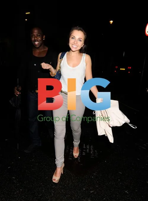 Mohammed George and Louisa Lytton leaving Chinawhites