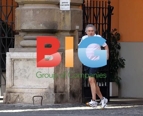 Robert DeNiro filming in Rome, Italy