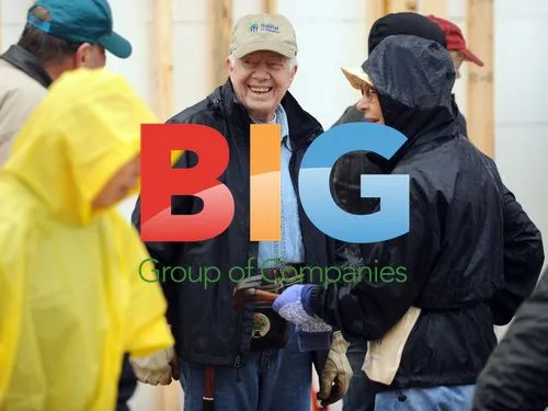 Jimmy Carter and Rosalynn Carter Volunteer