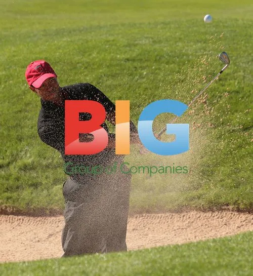 Tiger Woods hits out of bunker at 2010 Ryder Cup