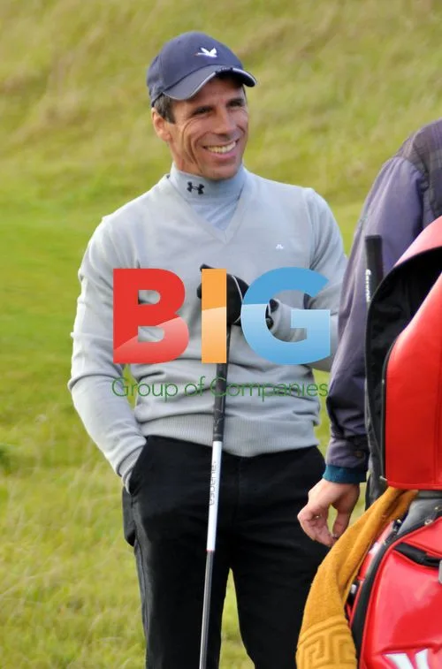 Celebrities at Dunhill Cup Golf Tournament