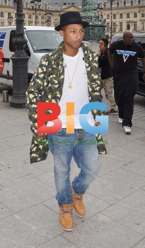 Pharrell Spotted in Paris Fashion Week
