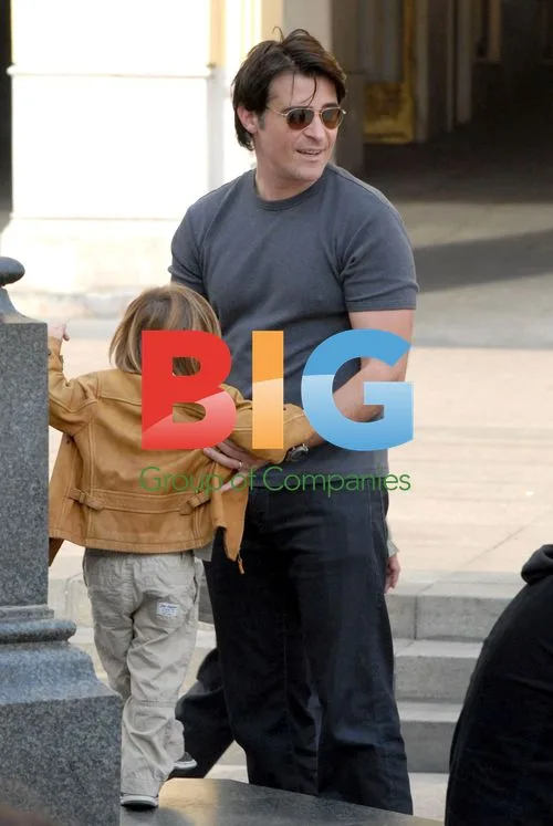 Goran Visnjic and family in Zagreb