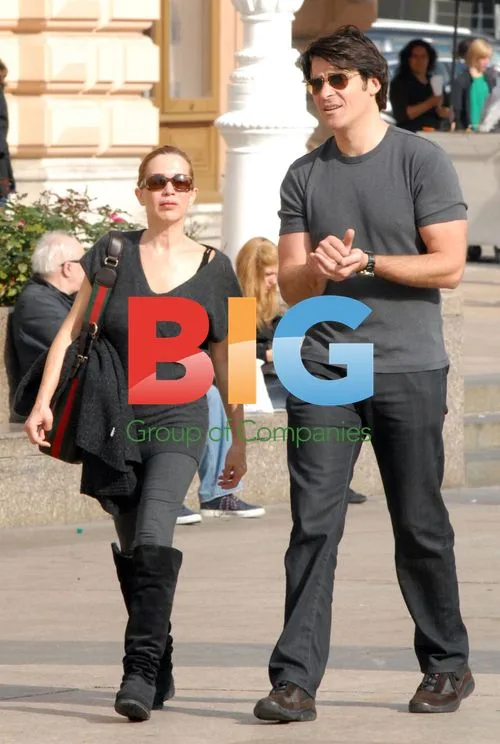 Goran Visnjic and family in Zagreb