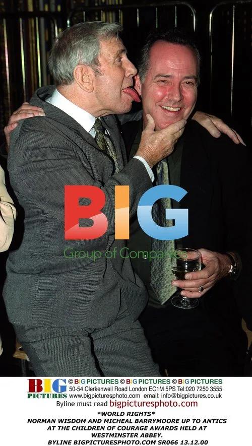 Norman Wisdom and Michael Barrymore at Children of Courage Awards