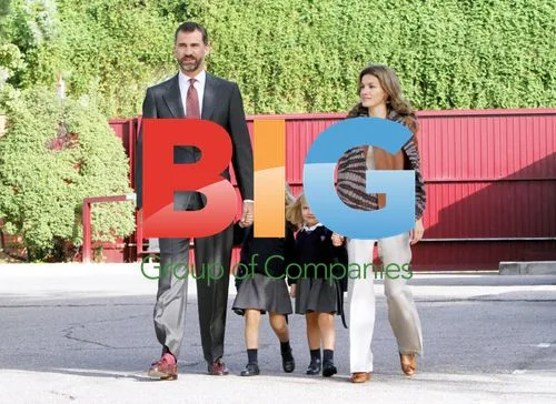 Spanish Royal Family School Drop Off