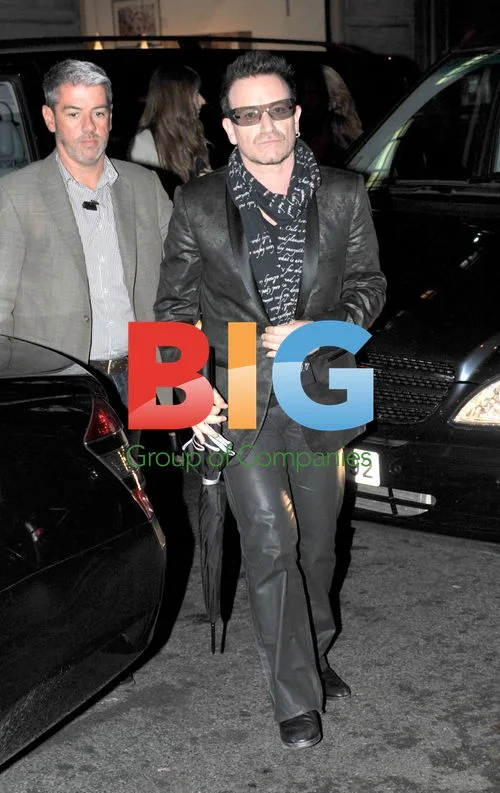 Bono at Vuitton event in Paris