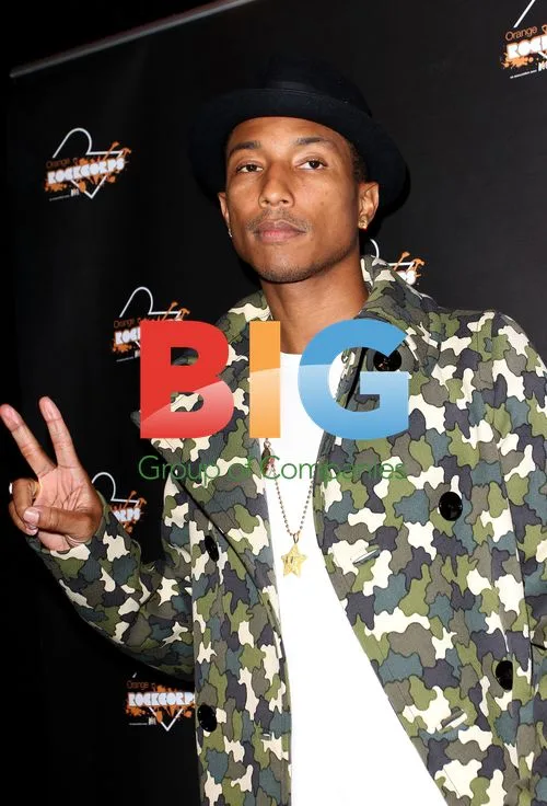 N.E.R.D. Pharrell Williams at Orange RockCorps Concert