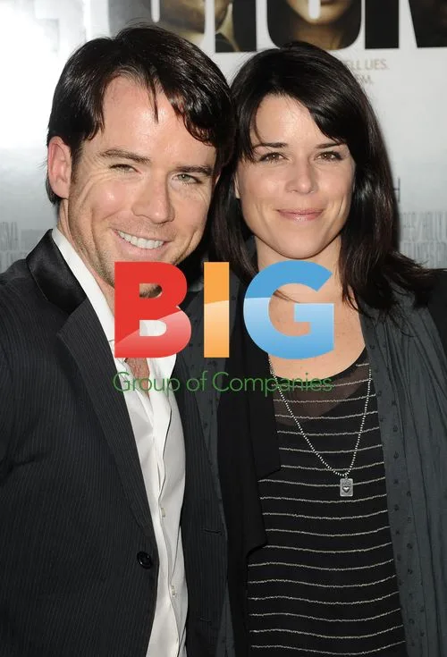 Christian Campbell and Neve Campbell at "Stone" premiere