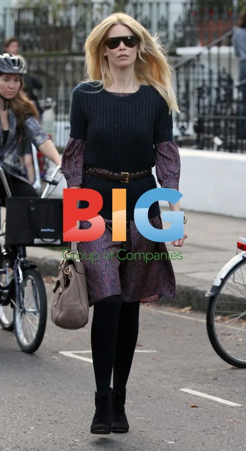 Claudia Schiffer on School Run