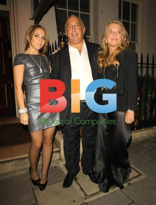 Phillip Green family leaving casino