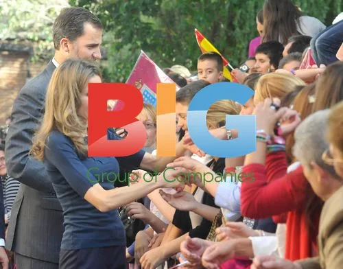 Princes of Asturias visit Medina del Campo, Spain