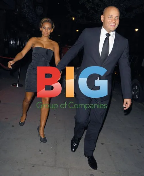 Mel B and Stephen Belefonte Leaving Nightclub