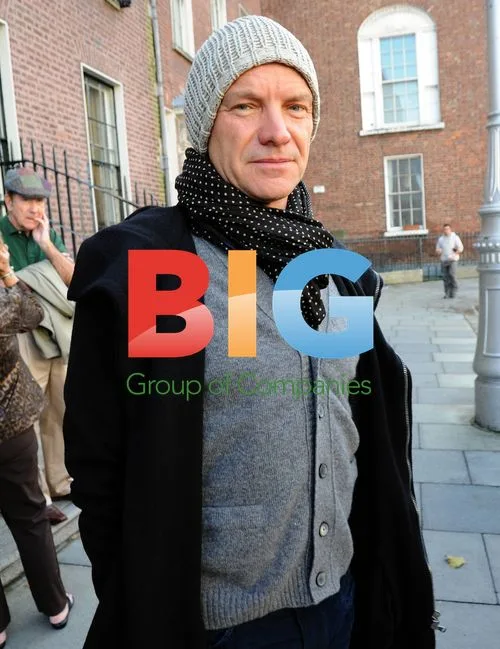 Sting Leaving Dublin Hotel