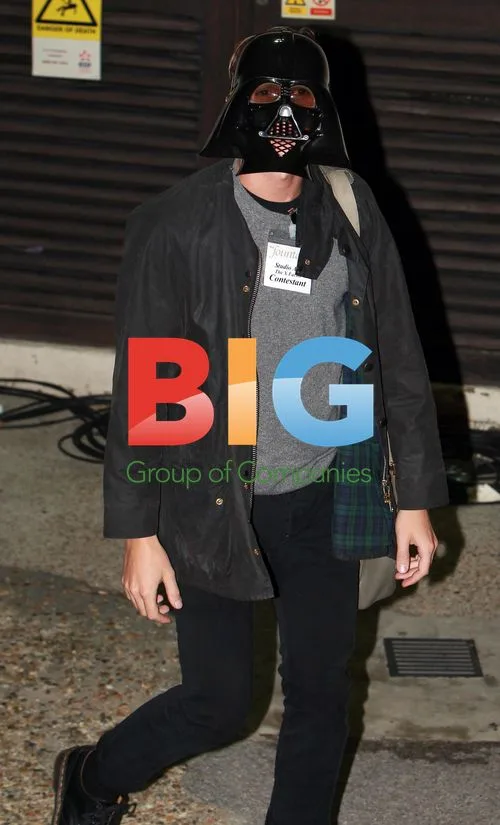 X Factor Judges and Contestants at Rehearsal Studios