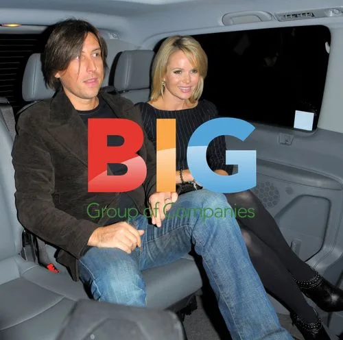 Amanda Holden and husband leave Ivy club