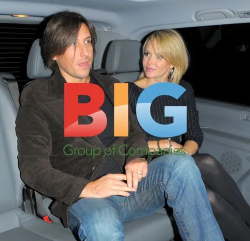 Amanda Holden and Chris Hughes Leaving the Ivy