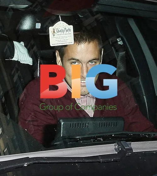 Joe and Carly Cole Leaving Mayfair Hotel
