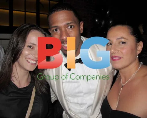 Nick Cannon and Mariah Carey at Birthday Party