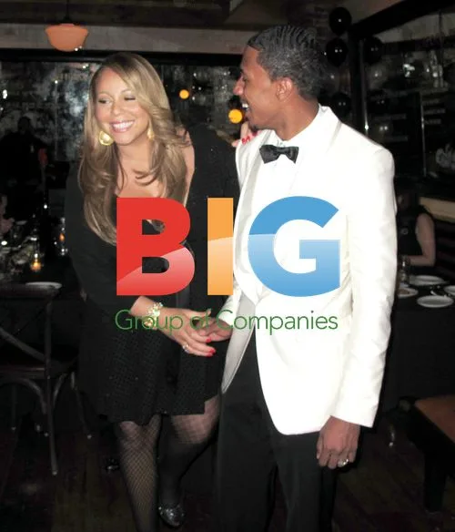 Nick Cannon and Mariah Carey at Nick's 30th Birthday