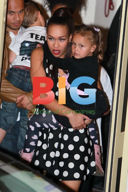 Celebrities at X Factor Studios in London