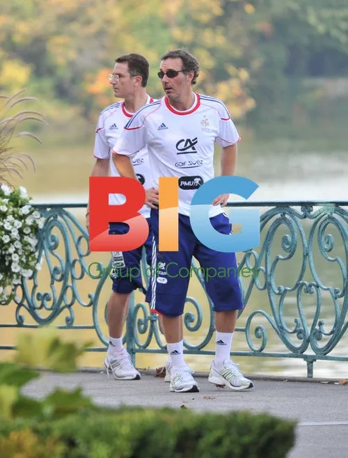 French Football Team by Lake