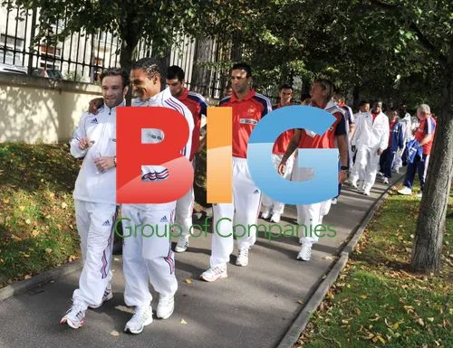 French Football Team at Enghien les Bains