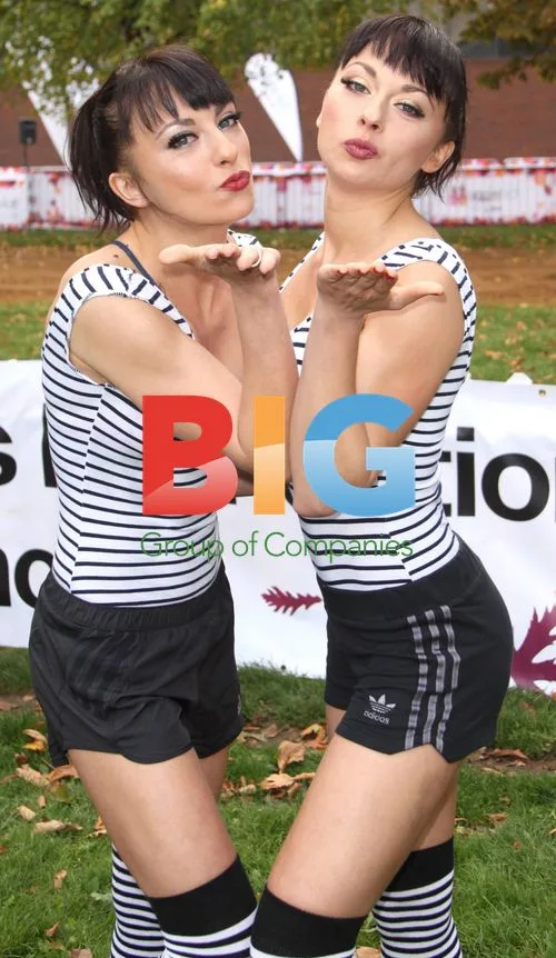 The Cheeky Girls at Royal Park Half Marathon