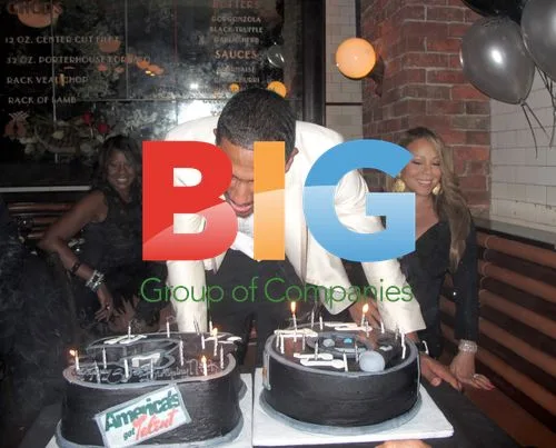 Nick Cannon and Mariah Carey at Birthday Party