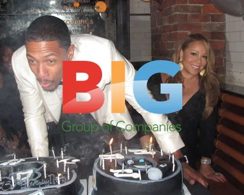 Nick Cannon and Mariah Carey at Nick\'s 30th Birthday