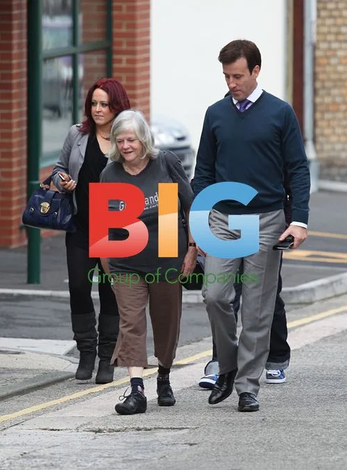 Ann Widdecombe and Anton du Beke in Devon