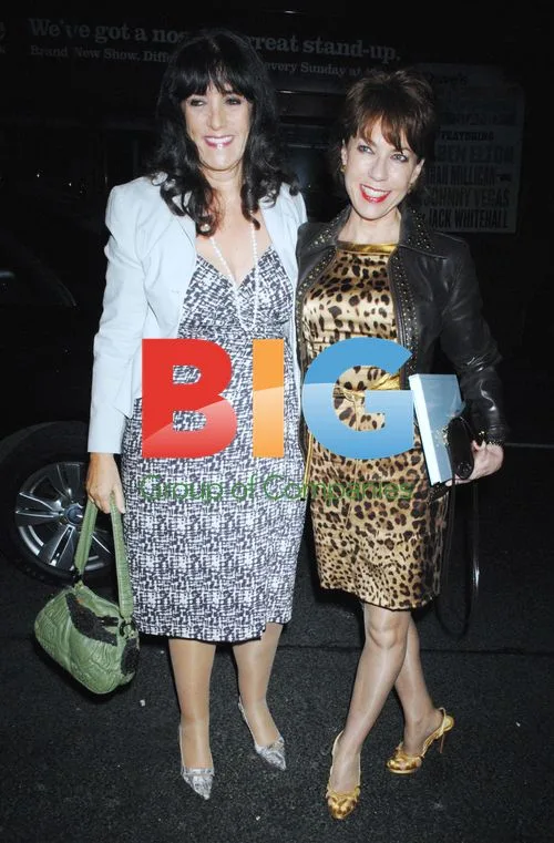 Gail Rebuck and Kathy Lette at Salman Rushdie Book Launch