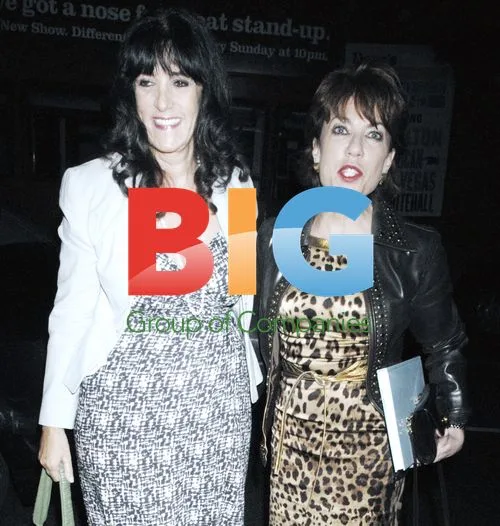 Gail Rebuck and Kathy Lette at Salman Rushdie Book Launch
