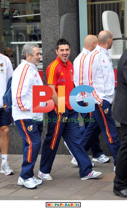 Spanish squad in Glasgow for Scotland match