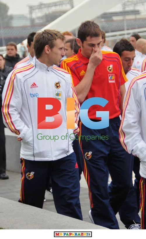 Spanish Football Team in Glasgow