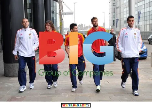 Spanish national team in Glasgow