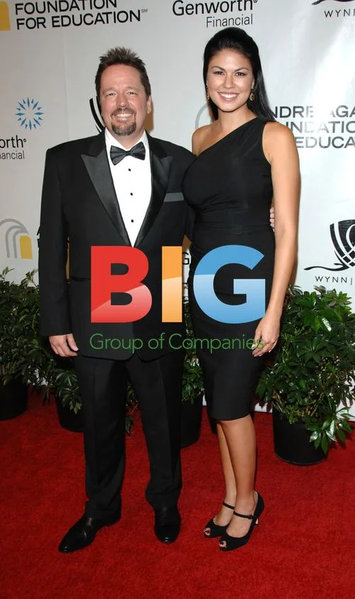 Terry Fator and Taylor Makakoa at Agassi Foundation Gala