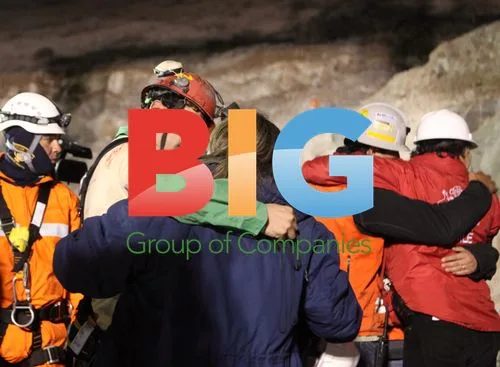 Collapsed gold mine in San Jose, Chile