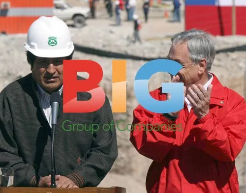 Chilean and Bolivian Presidents Talk with Miner