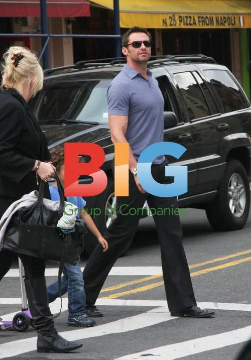 Hugh Jackman & Wife Walk Daughter Home