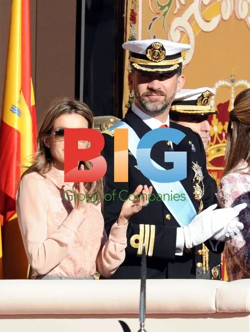 Spanish Royals at Military Parade