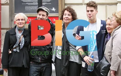 X Factor Contestants at Dance Studio