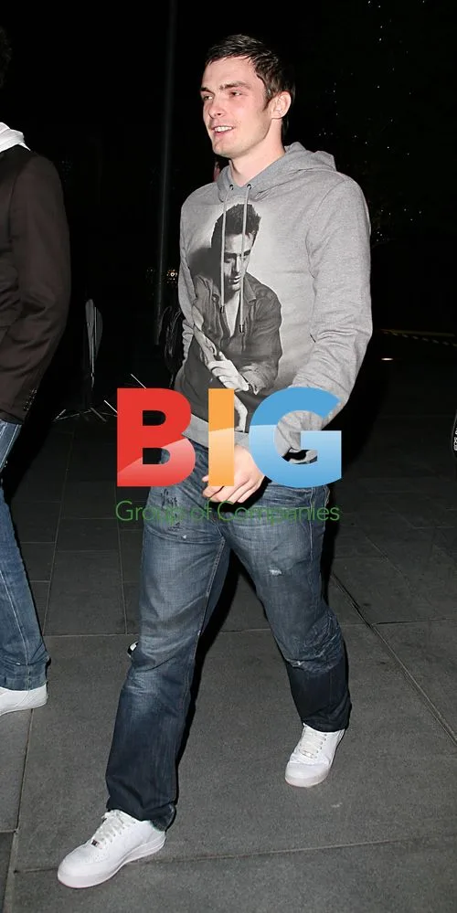 Adam Johnson at Armani Store Opening