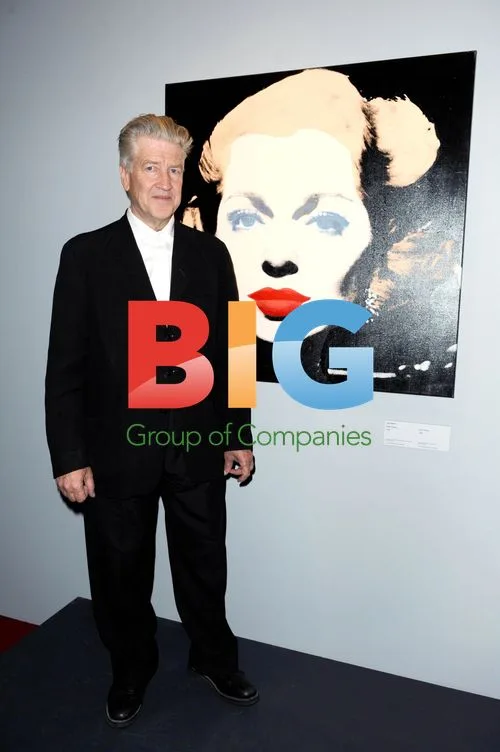 David Lynch at "Brune/Blonde" exhibit