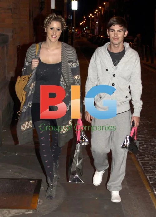 Bronagh Waugh and Kieron Richardson at Hooka Salon Party