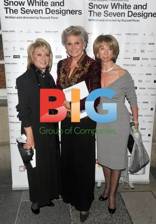 Elaine Paige, Angela Rippon and Helen Worth at Snow White Gala
