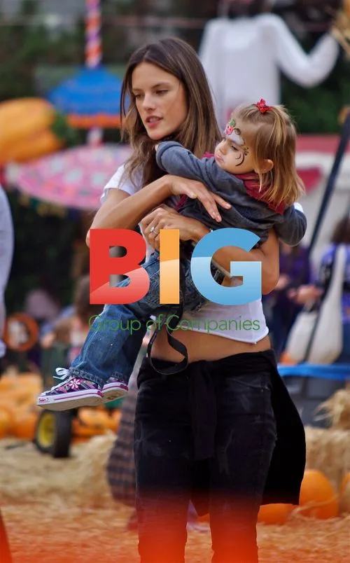 Alessandra Ambrosio at Mr Bones Pumpkin Patch