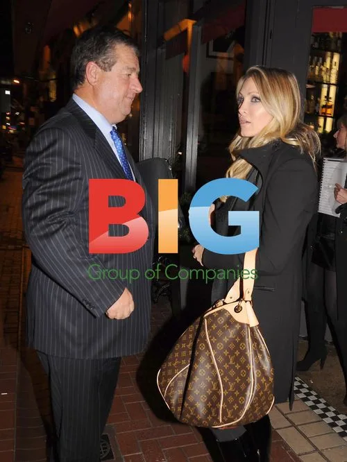 Caprice Bourret Leaving Dublin Restaurant
