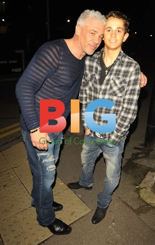 Wayne Lineker and George Lineker at McQueen Club